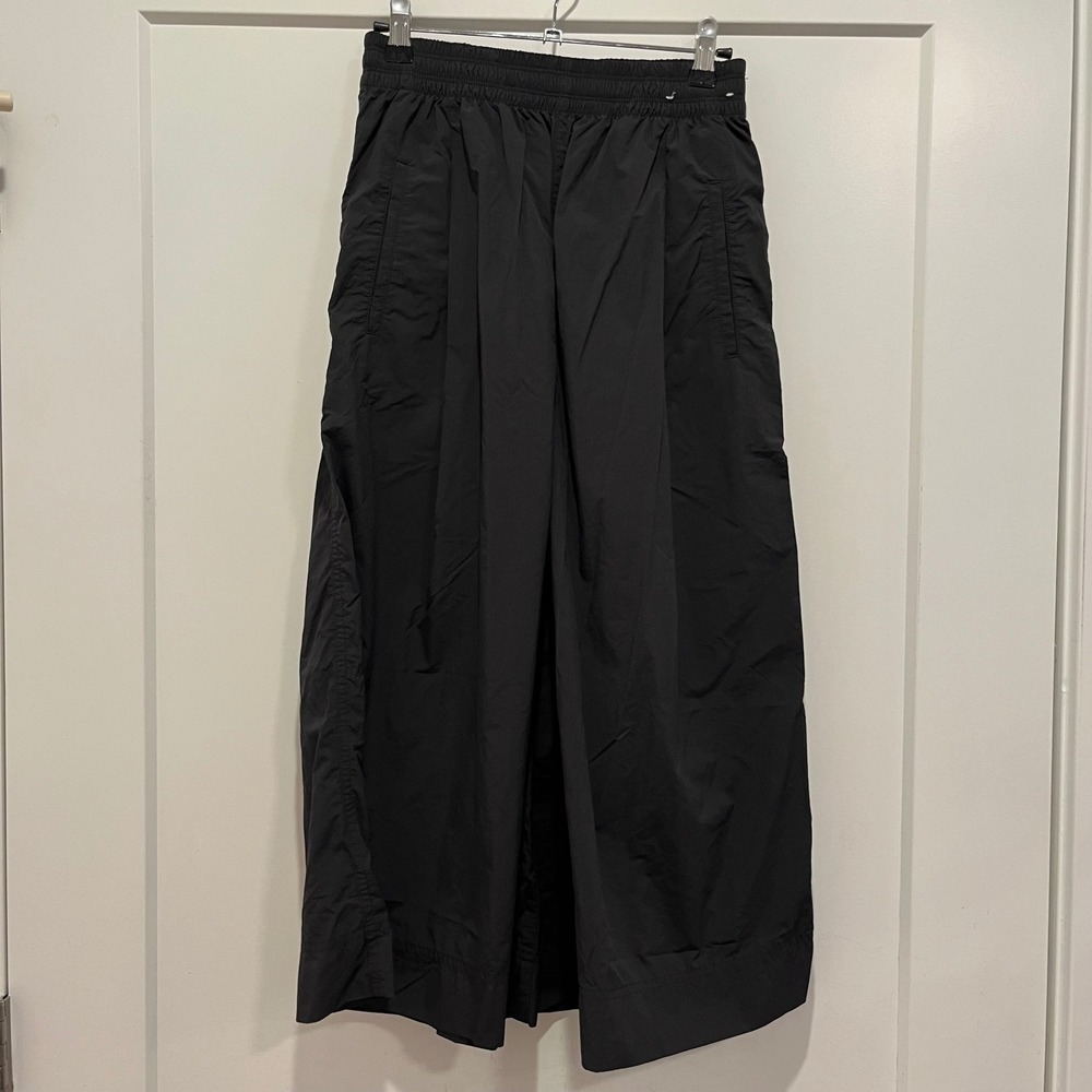 Y-3 Yohji Yamamoto Black Wide Leg Technical Track Pants Size 11-Y
